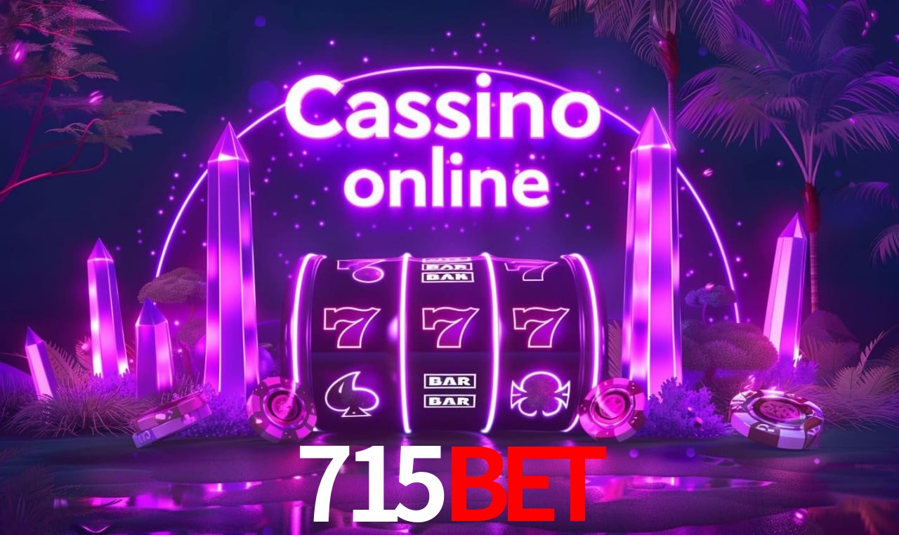 Imagem promocional da 715bet mostrando a plataforma e suas vantagens